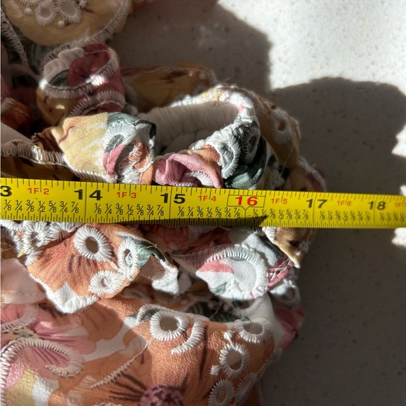 NEW EN SAISON ANTHROPOLOGIE PRESLEY RUFFLE MINI DRESS - Picture 10 of 12